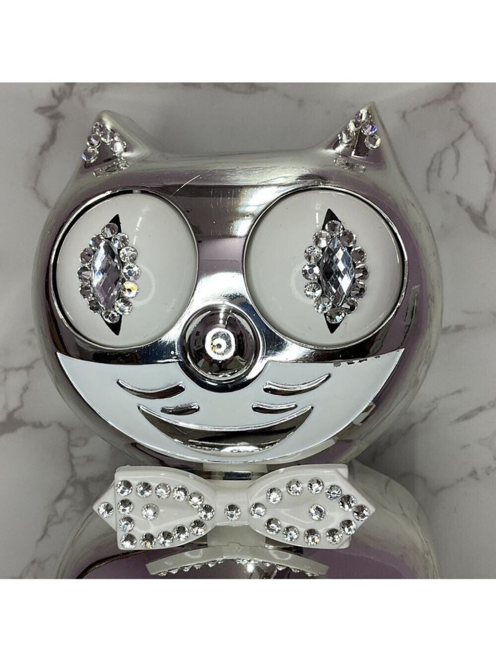 Jeweled Millennium Kit-Cat Klock Rarest Kit Cat clock Chrome